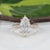 3Ct Lab-Grown Diamond Ring With Earth-Mined Diamond Accents in Solid 14k Gold, Size 6.75 For Sale In Columbus - Image 6 of 11