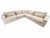 Rh Lugano Modular 5-Piece Sectional | Italy | Down-Feather | Performance Linen Weave – Sand | Customizable For Sale - Image 12 of 18