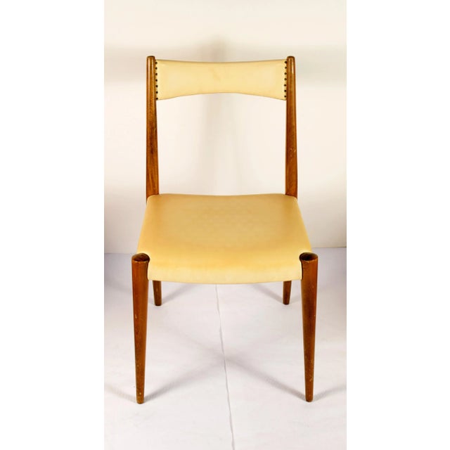Mid-Century Modern Mid-Century Modern Beech Dining Chairs by Anna-Lülja Praun for Wiesner-Hager, Austria, 1953, Set of 4 For Sale - Image 3 of 7