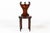Wood English Regency Mahogany Hall Chairs, Set of 2 For Sale - Image 7 of 12