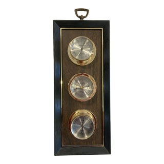 Vintage Mid 20th Century Wall Barometer For Sale