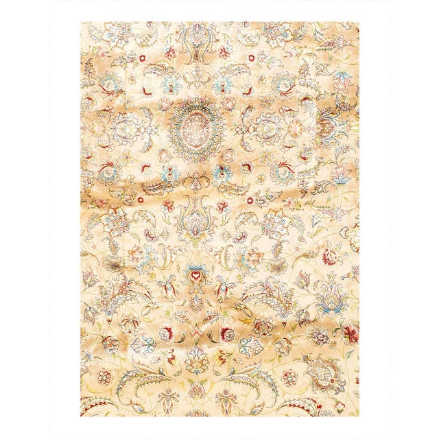 Viscose on a cotton foundation with a medallion This rug has a dense, soft pile, and excellent quality, to ensure that you...