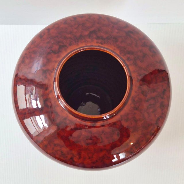 Vintage French Ceramic Vase from Saint-Clement, 1960s For Sale - Image 3 of 9