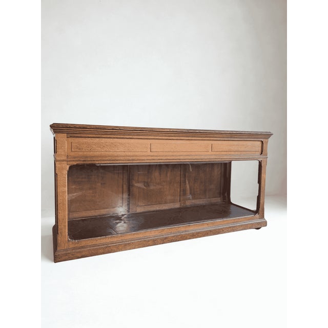 Vintage Display Cabinet in Oak, 1920s For Sale - Image 12 of 12
