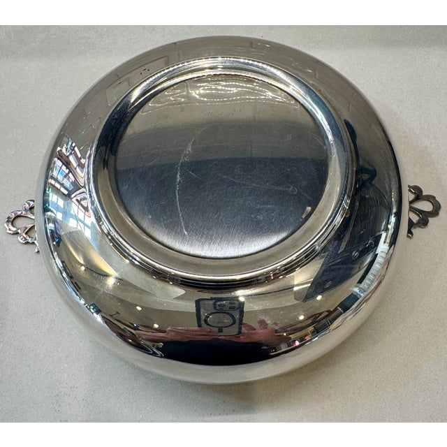 1950s Vintage Sheffield Silverplate Covered Serving Dish For Sale - Image 5 of 7