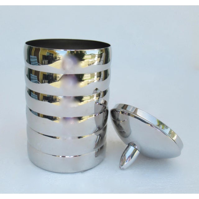 C.1990's Alessi "Kalisto" Kitchen Lidded Container/Jar, Accent For Sale In West Palm - Image 6 of 12