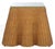Wood Hylda Scalloped Rattan Square Accent Table in Natural For Sale - Image 7 of 7