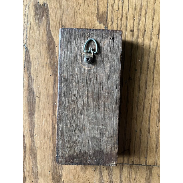 Antique printing block stamp from early 19’00’s when newspapers were printed by hand. You will be hard pressed (get it?)...