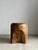 Wood End of Sofa Stool or Side Table in Solid Monoxyl Suar Wood For Sale - Image 7 of 18