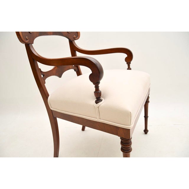 Antique Swedish Armchairs, 1850s, Set of 2 For Sale - Image 9 of 10
