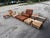 Bring timeless Arts & Crafts elegance to your outdoor oasis with this rare, highly collectible 8-piece "Mission Teak" deep...