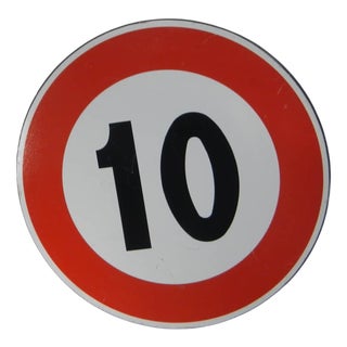 No Parking Road Sign, 1970 For Sale