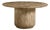 Rustic Round Pedestal Dining Table For Sale