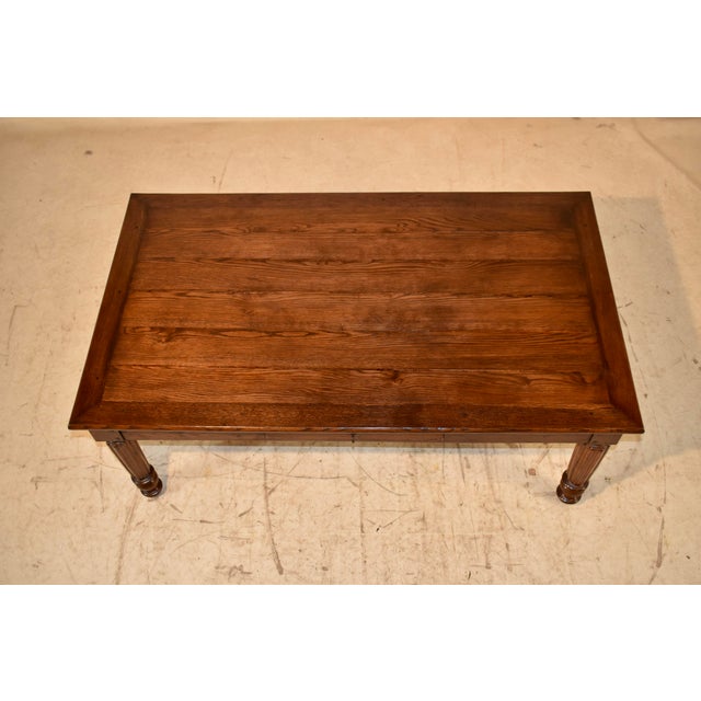 19th Century French Elm Coffee Table For Sale - Image 10 of 14