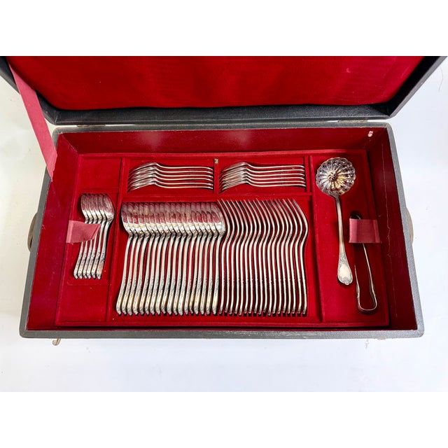 Prestige Flatware Service with Marly Pattern for 18 from Christofle, 1897, Set of 154 For Sale - Image 5 of 13