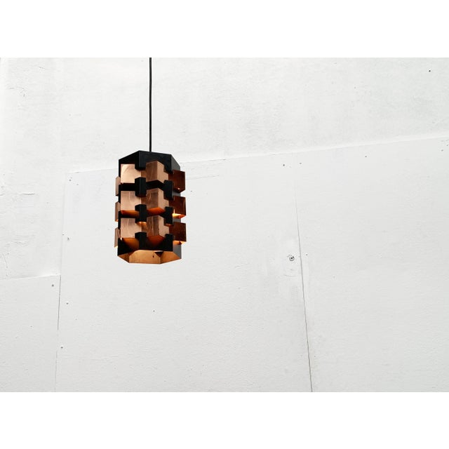 Mid-Century Modern Mid-Century Danish Copper Pendant from Lyfa, 1960s For Sale - Image 3 of 18
