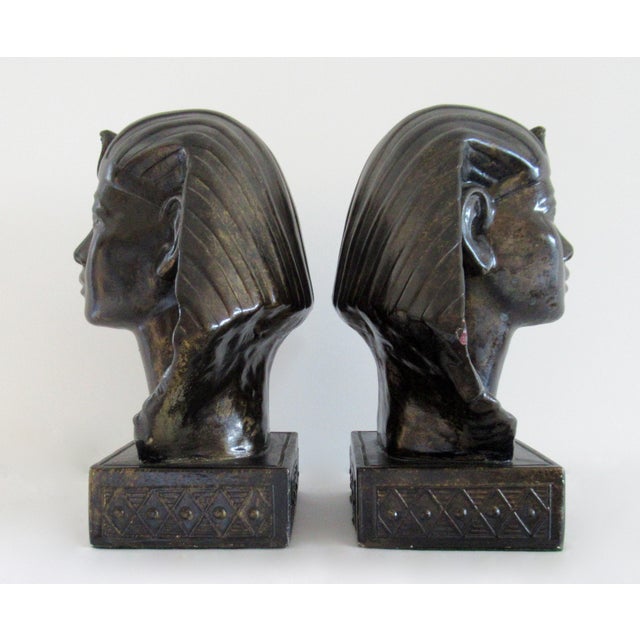C.1930's-40's French Parisian Theater Grand Tour Display Icon's of Egyptian Pharaoh's "Rameses Ii," Pair For Sale In West Palm - Image 6 of 14