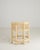 20th Century France Warm Ivory Carved Fretwork Side Table For Sale - Image 10 of 11