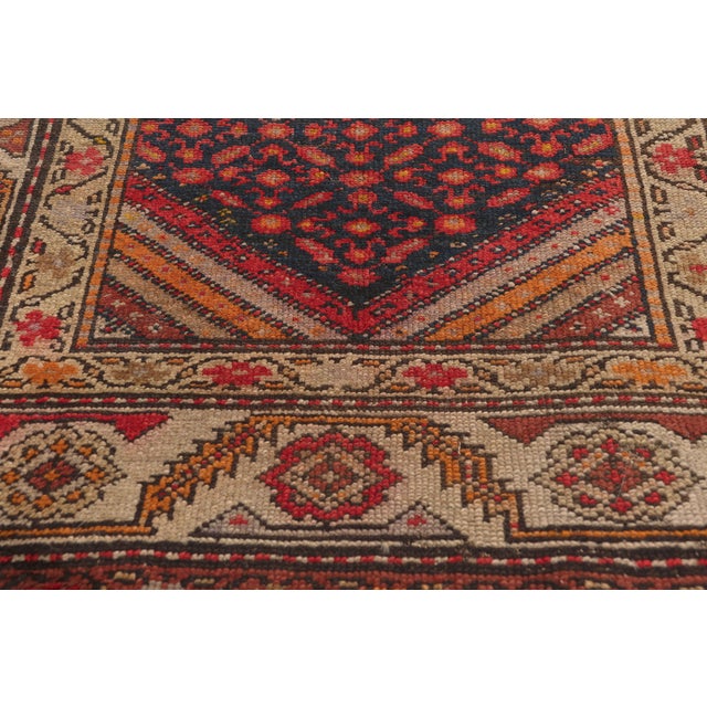 Late 19th Century Late 19th Century Caucasian Kazak Rug, 03'07 X 07'01 For Sale - Image 5 of 10