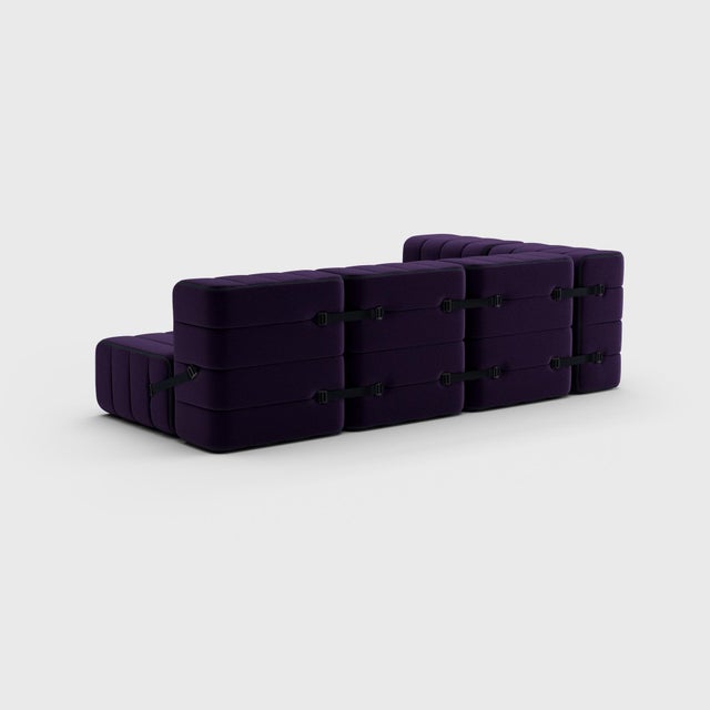 Contemporary Small Flexible Corner Sofa by Ambivalenz, Set of 9 For Sale - Image 3 of 5