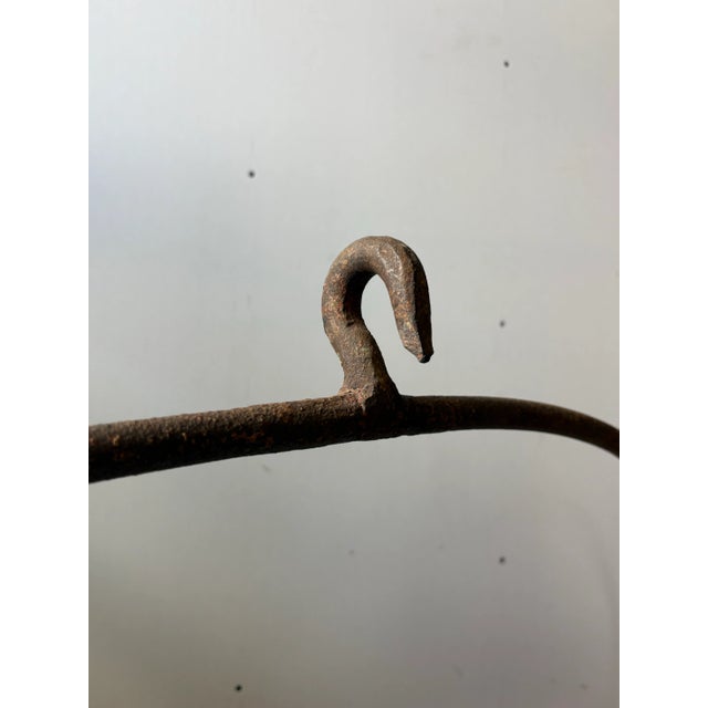 Early 20th Century Industrial Farmhouse Hanging Metal Basin For Sale - Image 4 of 12