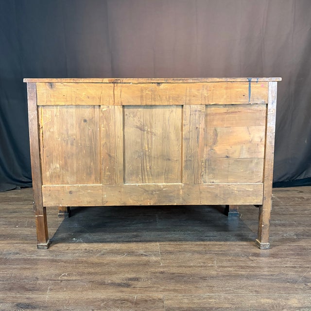 Mid 19th Century 19th Century French Walnut Chest of Drawers With Lion Pulls For Sale - Image 5 of 7