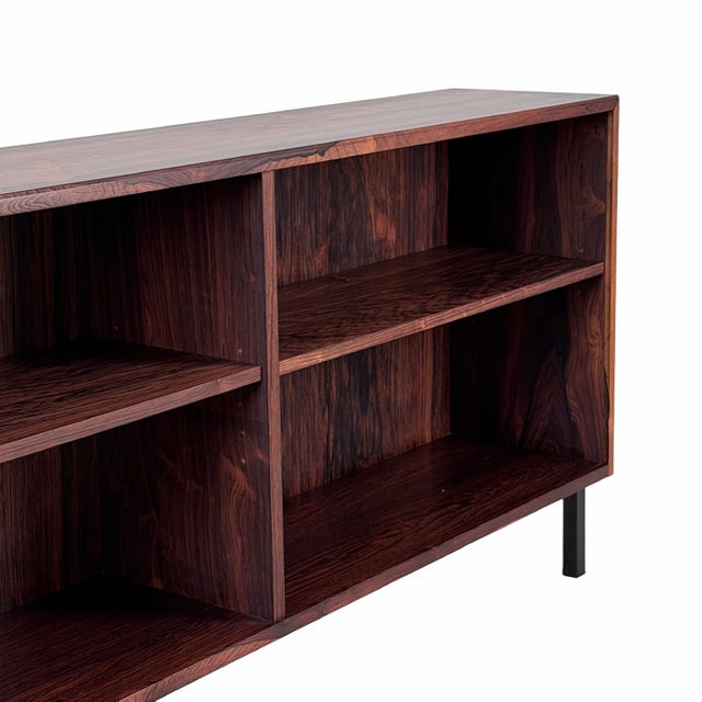 The rich rosewood patina and grain detail make this not only a functional piece, but a beautiful one as well. Two...