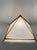 Metal Italian Golden Brass Pyramidal Table Lamp from Christos, 1970 For Sale - Image 7 of 18