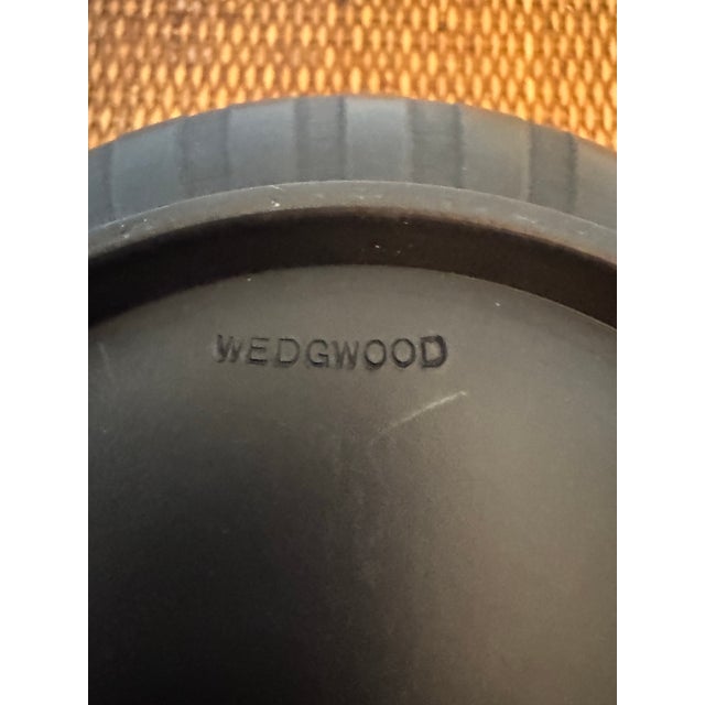 Traditional Early 20th Century Wedgwood Basalt Engine Turned Bowl For Sale - Image 3 of 8
