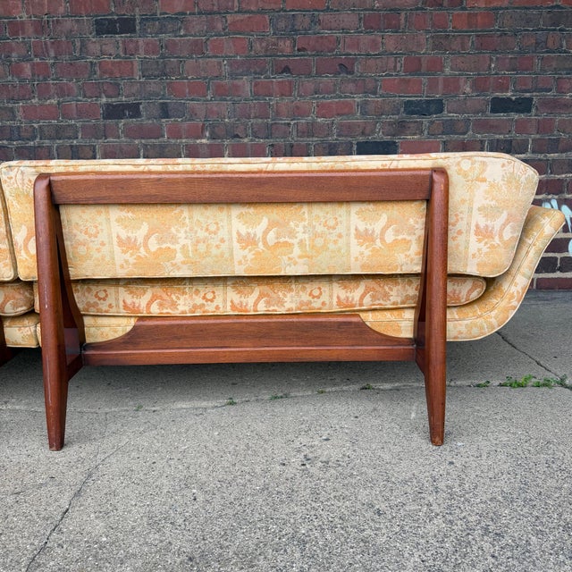 Rare Early Edward Wormley for Dunbar Two-Piece Gondola Sectional Sofa For Sale - Image 11 of 12