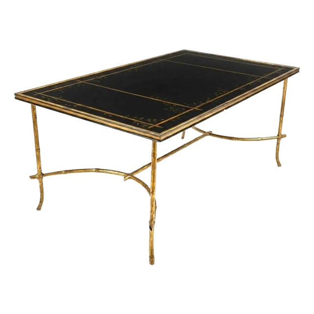 Signed Dennis & Leen Model Dl-Tb16 Chinoiserie Cocktail Coffee Table For Sale