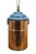Antique copper boiler water tank lamp. Originally made in the late 19th or early 20th century as a functional pressure...