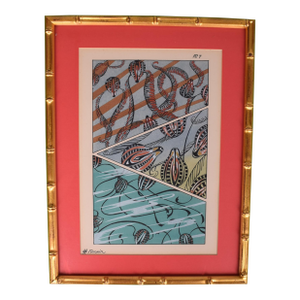 Fantaisies Oceanographiques Pochoir Planche 7 C1926