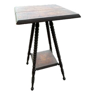 Antique Victorian Wooden Side Table For Sale