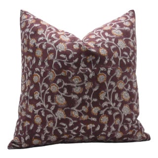 Fabdivine Handmade Floral Cushion Cover 26x26 Inch - Himachal For Sale