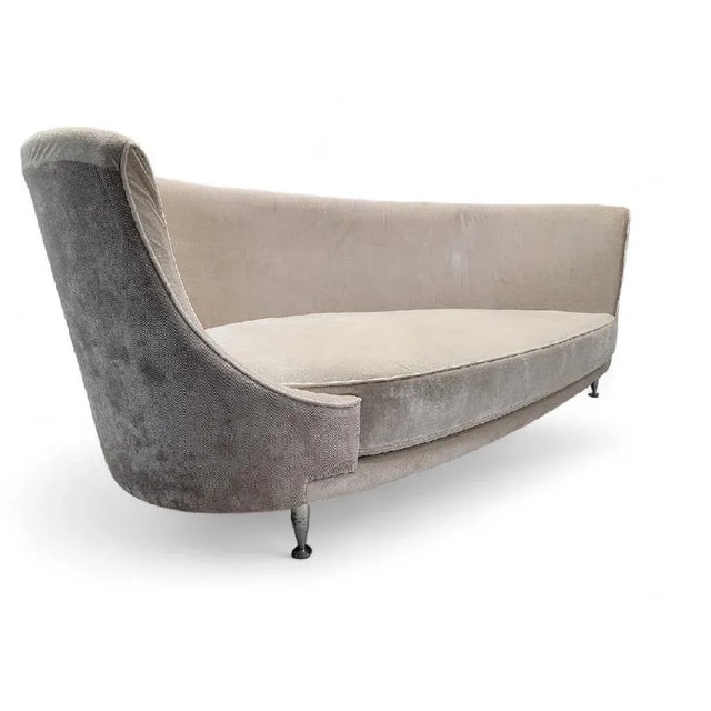 Mid-Century Modern Vintage Modern Italian Moroso NewTone Drop Left Sofa For Sale - Image 3 of 9