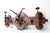 Victorian Oak Wall Coat Rack with Cast Iron, 1890s For Sale - Image 9 of 16