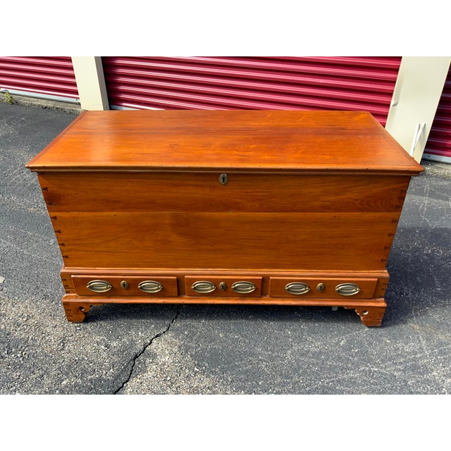 Walnut Chippendale Mule Chest For Sale In Buffalo - Image 6 of 18