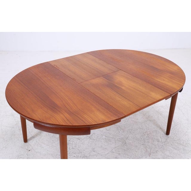 Vintage Teak Roundette Dining Table by Hans Olsen for Frem Røjle For Sale - Image 12 of 17