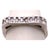 2010s 14 Karat White Gold and Diamond Wedding Band Bridal Anniversary Ring For Sale - Image 5 of 10