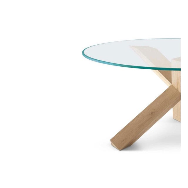 Not Yet Made - Made To Order La Rotonda Table in Wood and Glass by Mario Bellini For Sale - Image 5 of 13