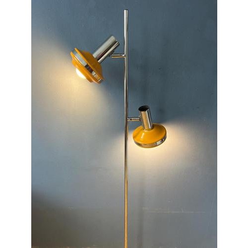 Mid-Century Modern Space Age Floor Lamp from Hustadt Leuchten For Sale - Image 3 of 13