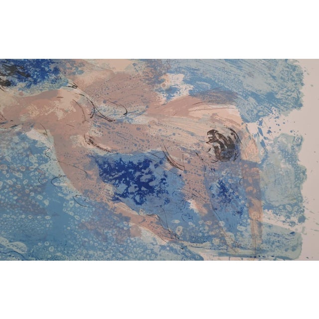 Maurice-Elie Sarthou (1911-1999) The Swimmers, 1966 Original lithograph on Auvergne paper Printed by the Mourlot...