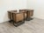 Pair of Modern Tufted Leather Club Chairs For Sale - Image 9 of 11