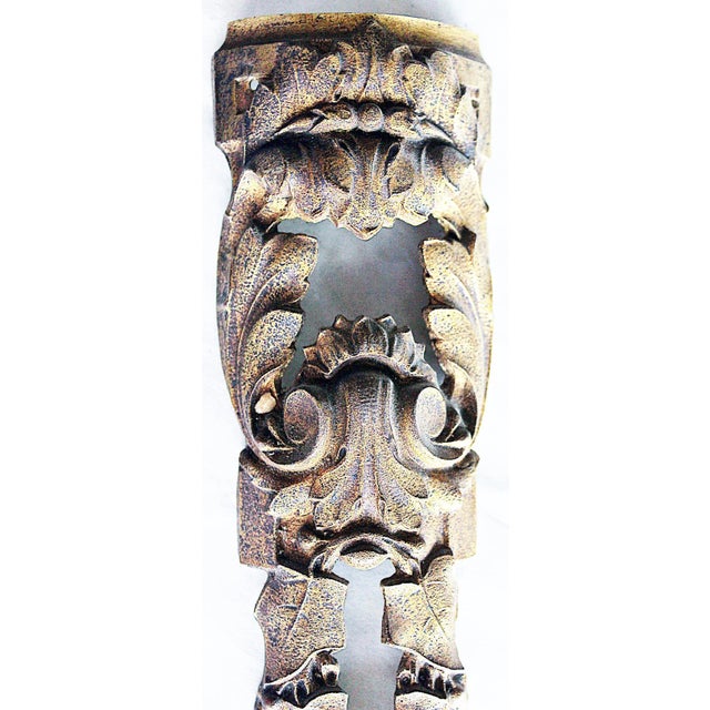 Late 19th Century Gold-Plated Bronze French Mounts - a Pair For Sale - Image 4 of 6