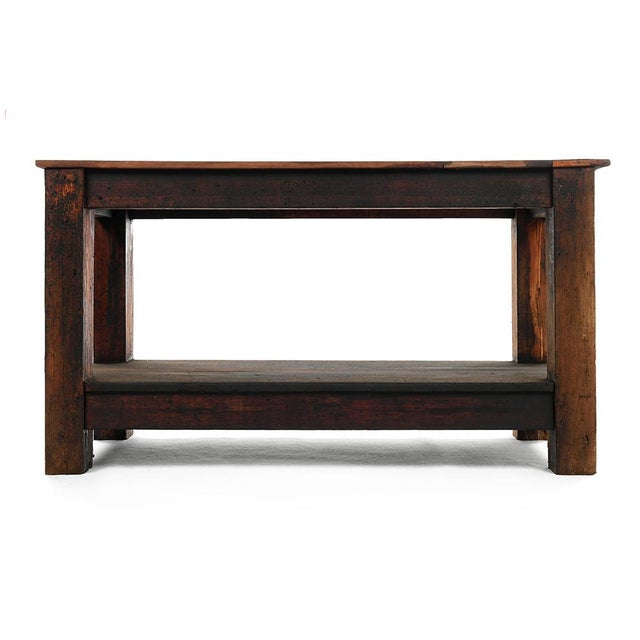 Dark Wood Table For Sale - Image 3 of 6