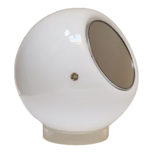 Vintage Italian Modern Elios Lighted Mirror Table Lamp by Giusto Toso for Leucos