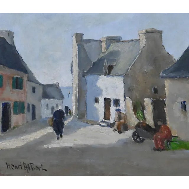 H. Albert, Village Scene, Oil on Canvas, 20th Century For Sale - Image 6 of 17
