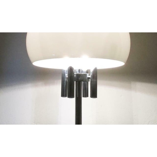 Mid-Century Modern Mid-Century Italian Space Age Floor Lamp with Stone Base, 1960s For Sale - Image 3 of 18