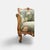 Modern Maximalist Carved Giltwood Armchair in Avant-Garde Daisy Meadow Floral For Sale - Image 10 of 10